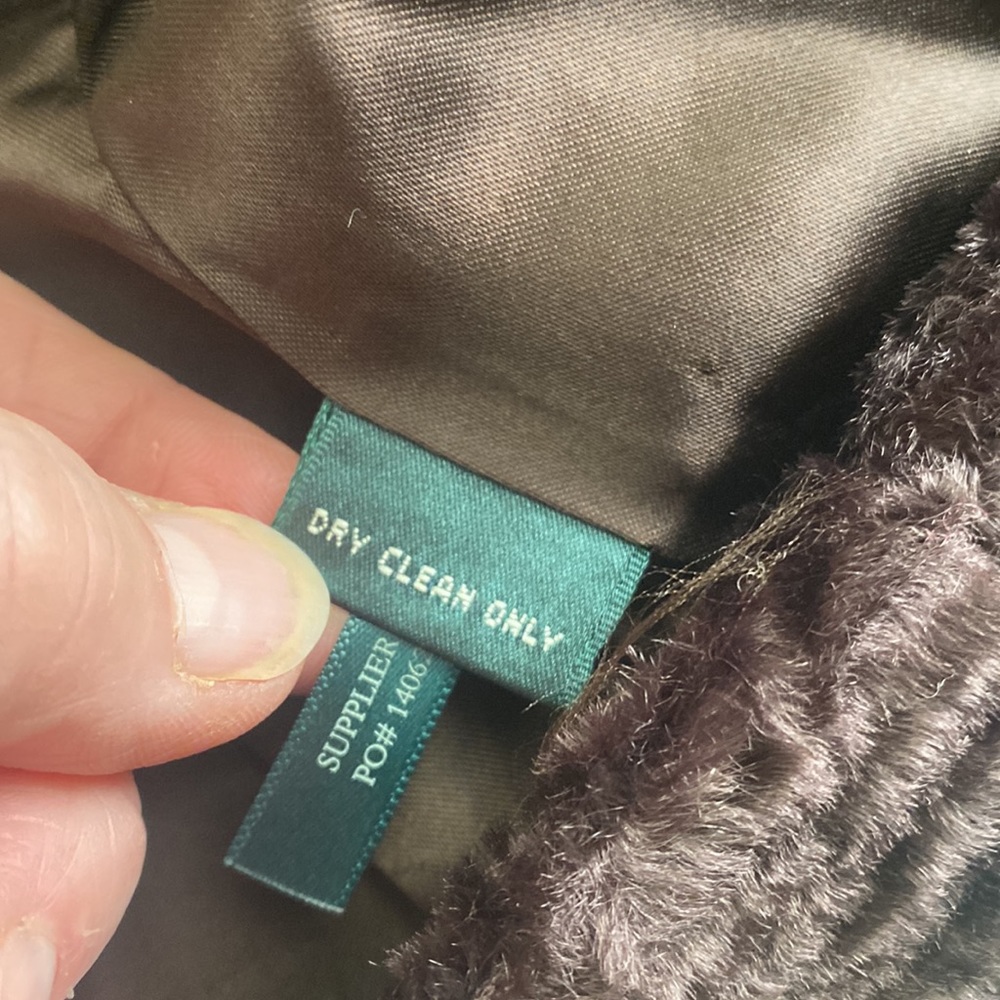 Lauren Ralph Lauren NWT XL brown faux fur coat. - Picture 10 of 10